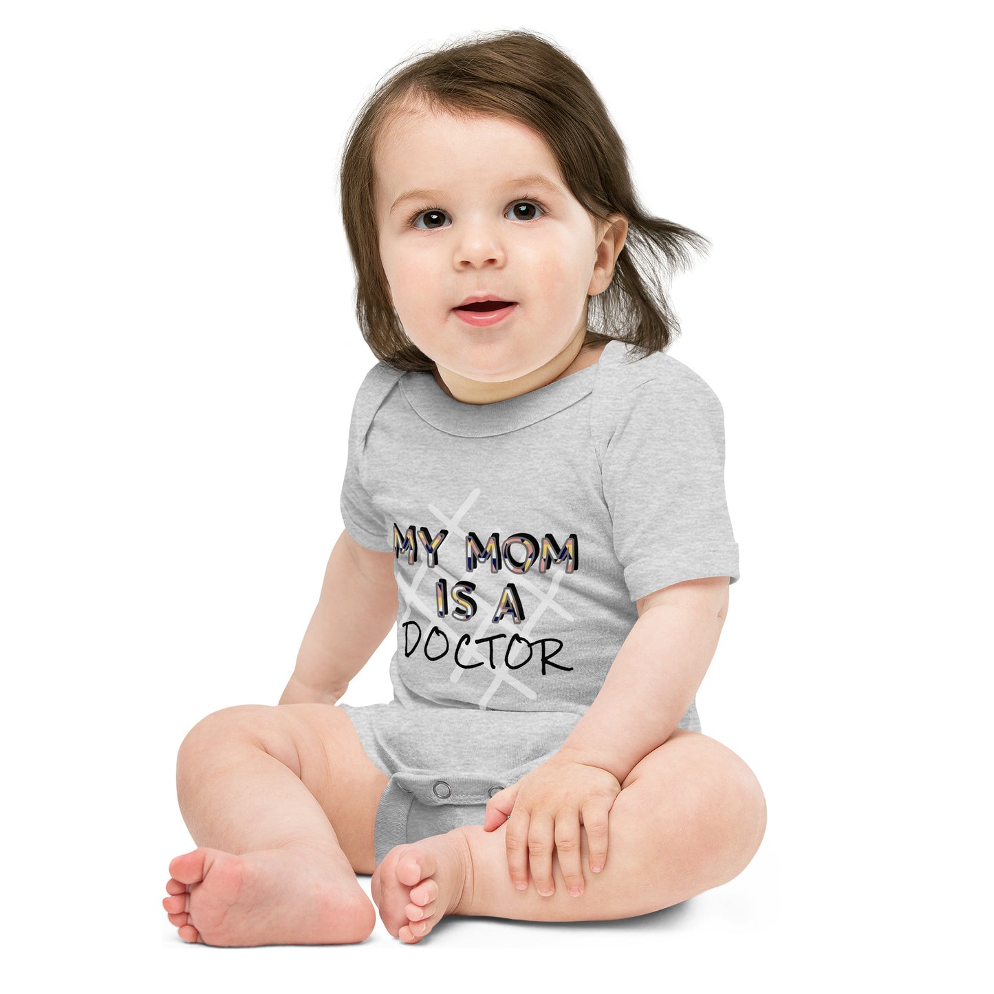 My Mom is a Doctor Baby Short Sleeve Bodysuit