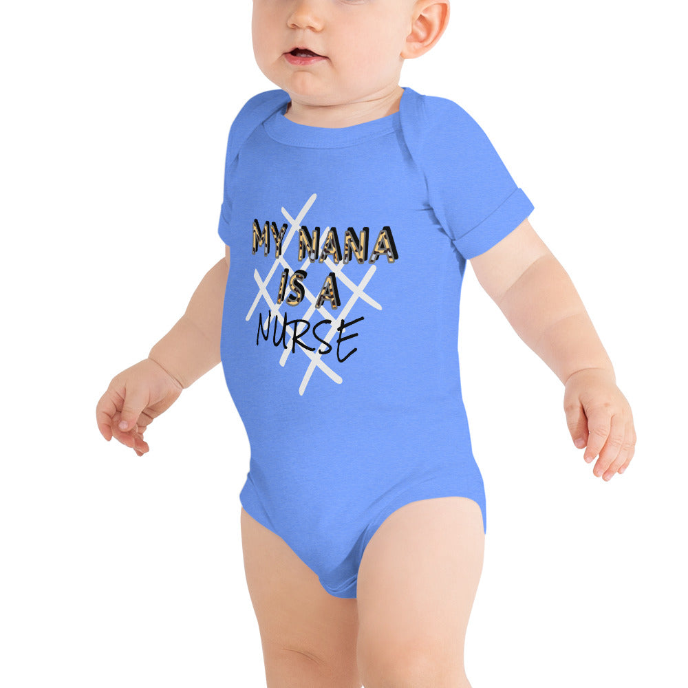 My Nana is a Nurse Baby Short Sleeve One Piece