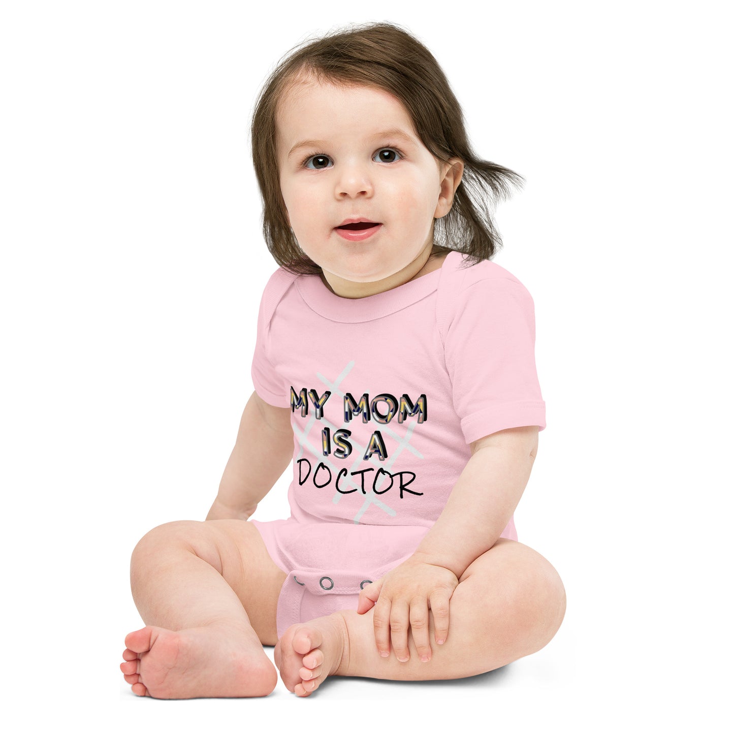 My Mom is a Doctor Baby Short Sleeve Bodysuit