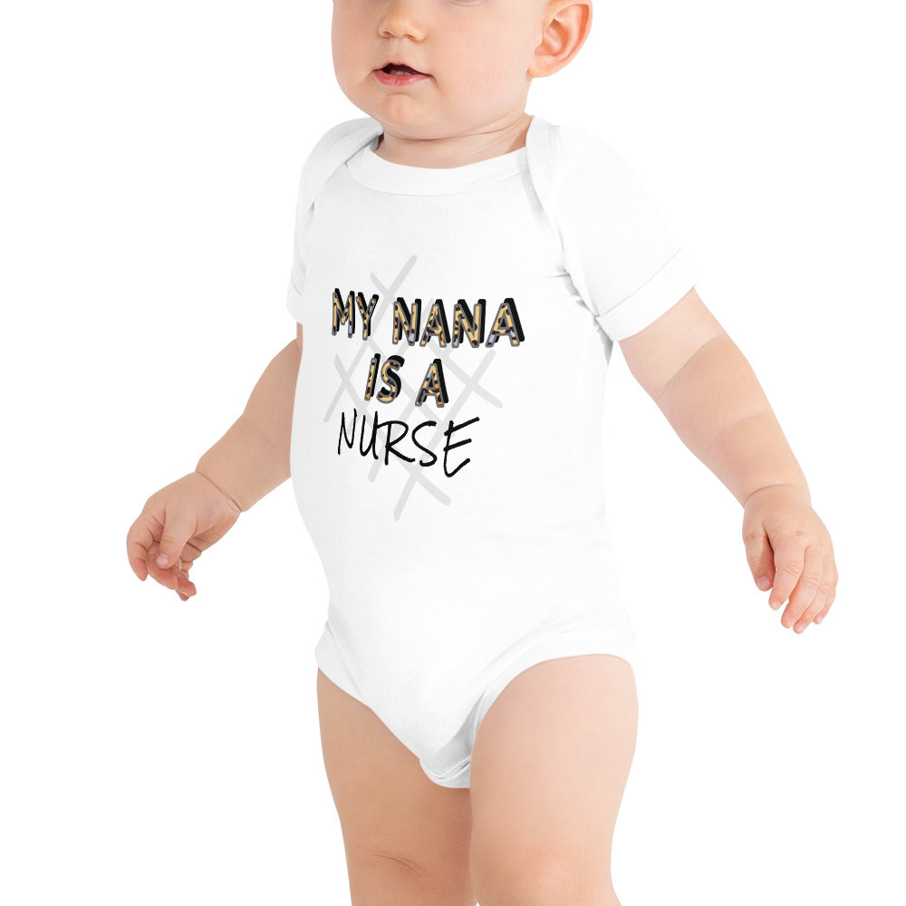 My Nana is a Nurse Baby Short Sleeve One Piece