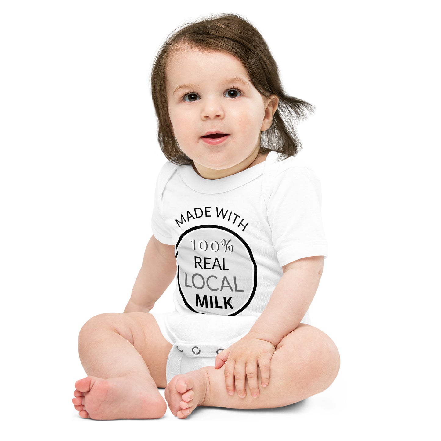 Real Local Milk Baby Bodysuit