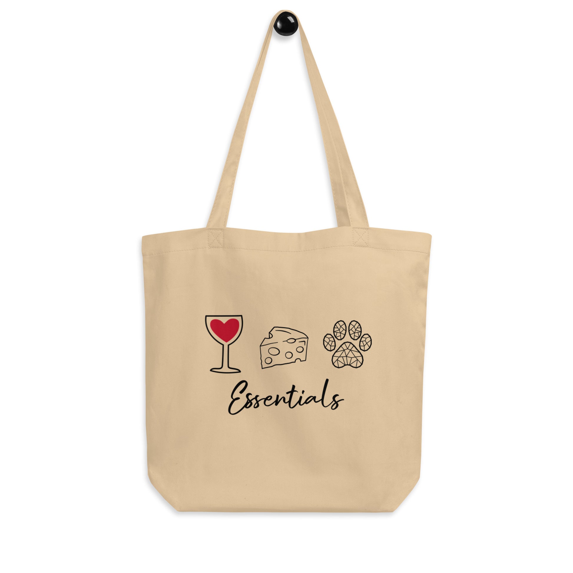 Essentials Tote Wine Cheese and Pet