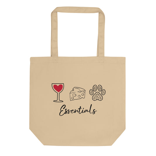 Essentials Tote Wine Cheese and Pet