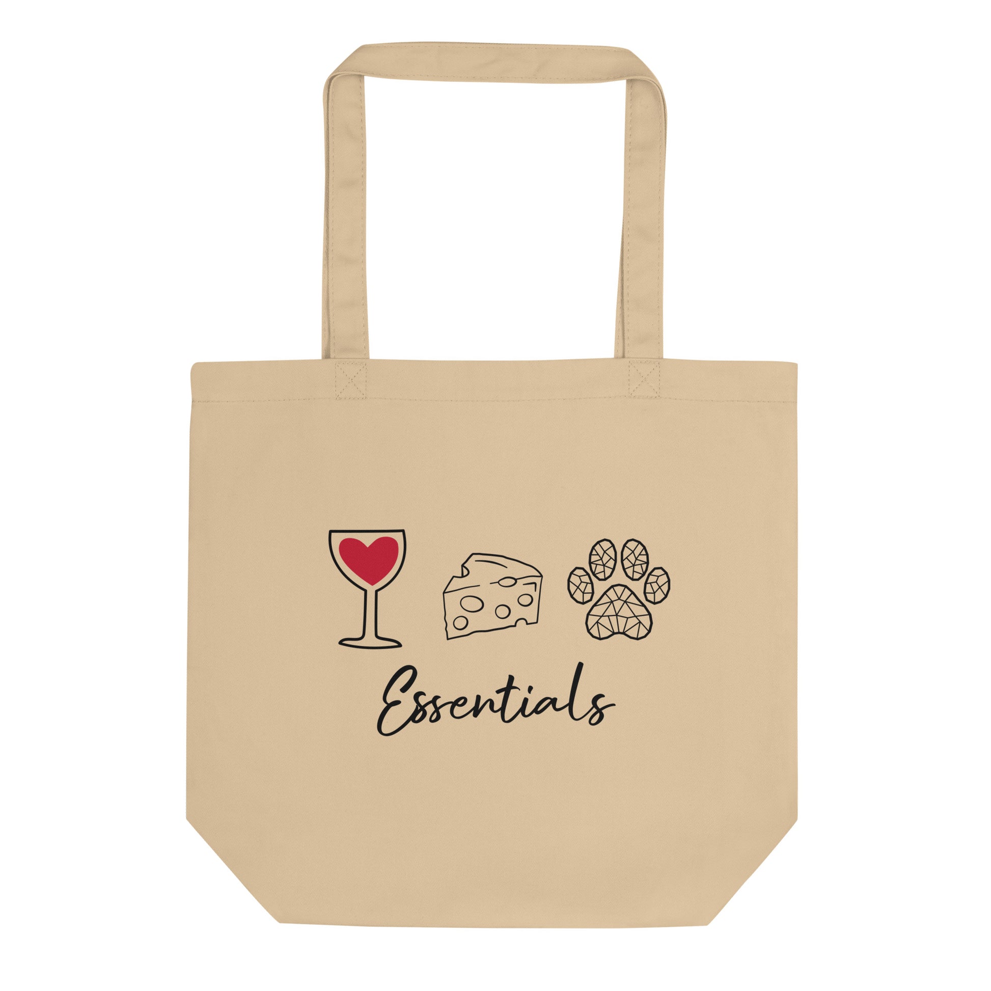 Essentials Tote Wine Cheese and Pet