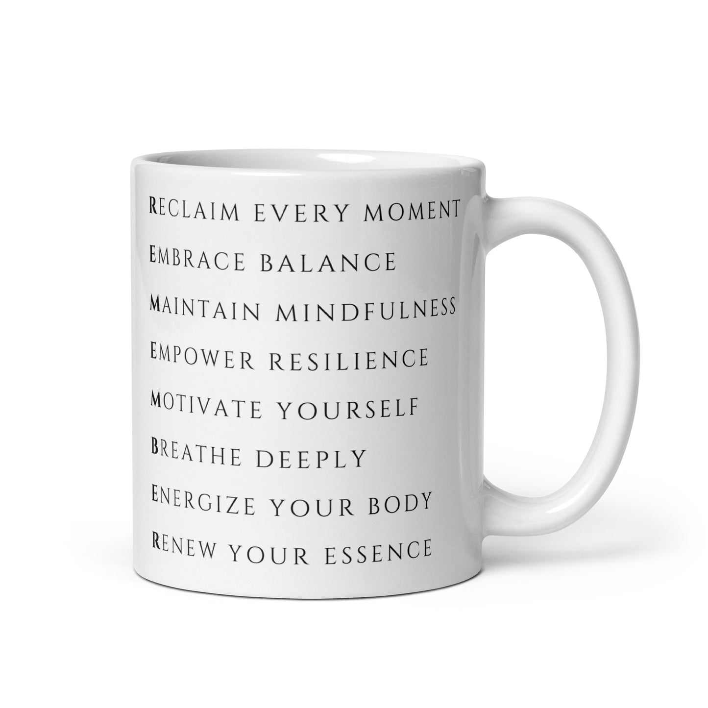 Energize your body mental wellness 11 oz mug