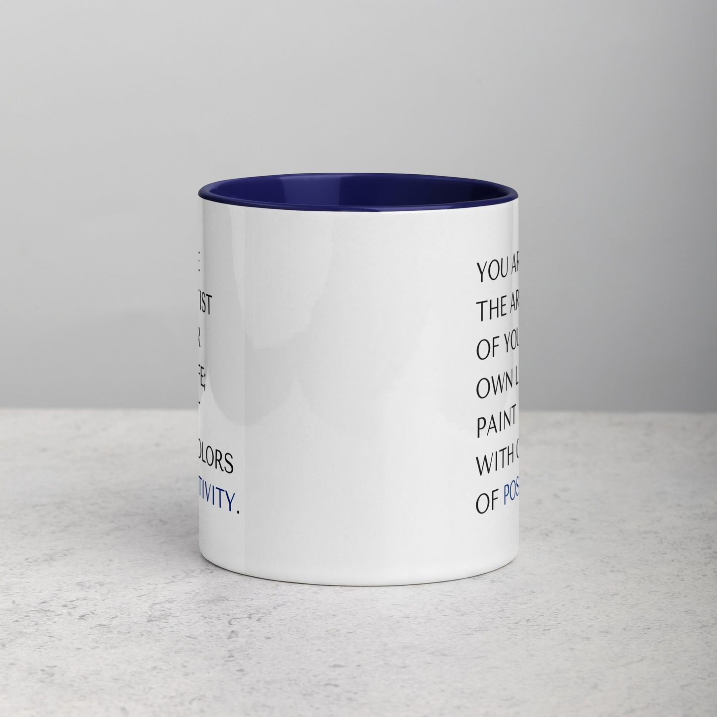 Colors of Positivity Inspirational Mug 11 oz