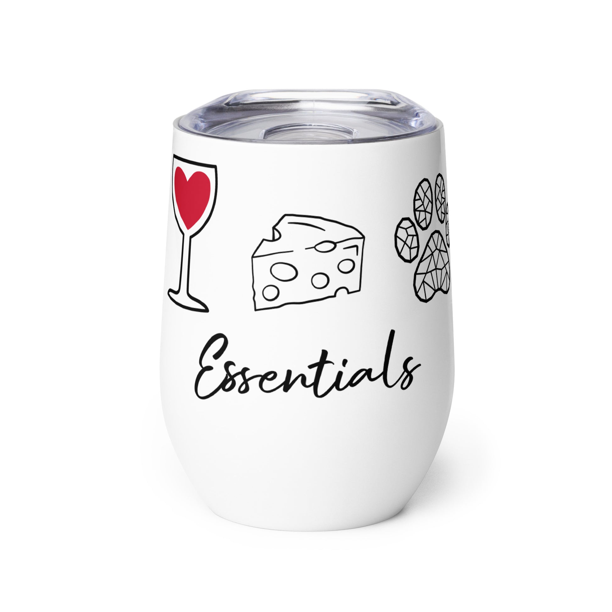 Wine Cheese Pet Essentials Tumbler